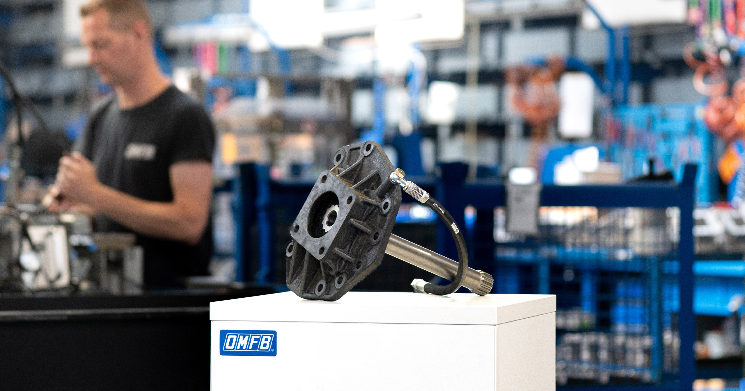 Mercedes Powershift Quill shaft with external lubrication